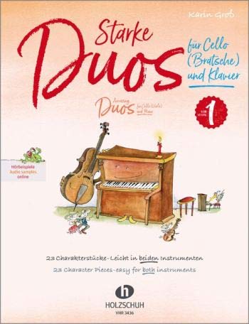 Groß, Karin: Starke Duos (+Audio online) : für Violoncello (Viola) und Klavier Books