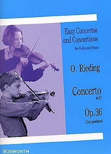 Concerto en Ré Maj. Op.36 - violon et piano book