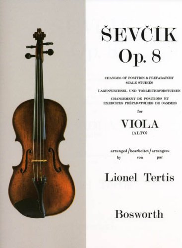 Lagenwechsel und Tonleitervorstudien Op 8. Viola Books