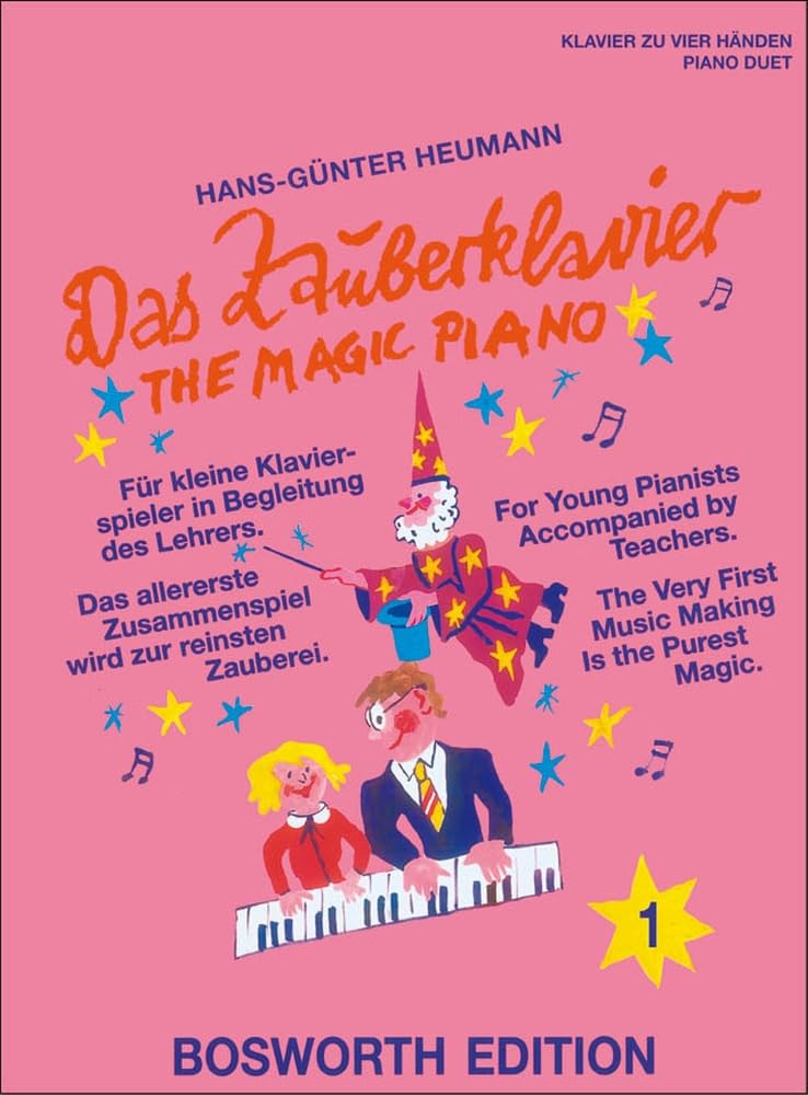Das Zauberklavier 1. Für kleine Klavierspieler in Begleitung des Lehrers. Das allererste Zusammenspiel wird zur reinsten Zauberei Sheet Music