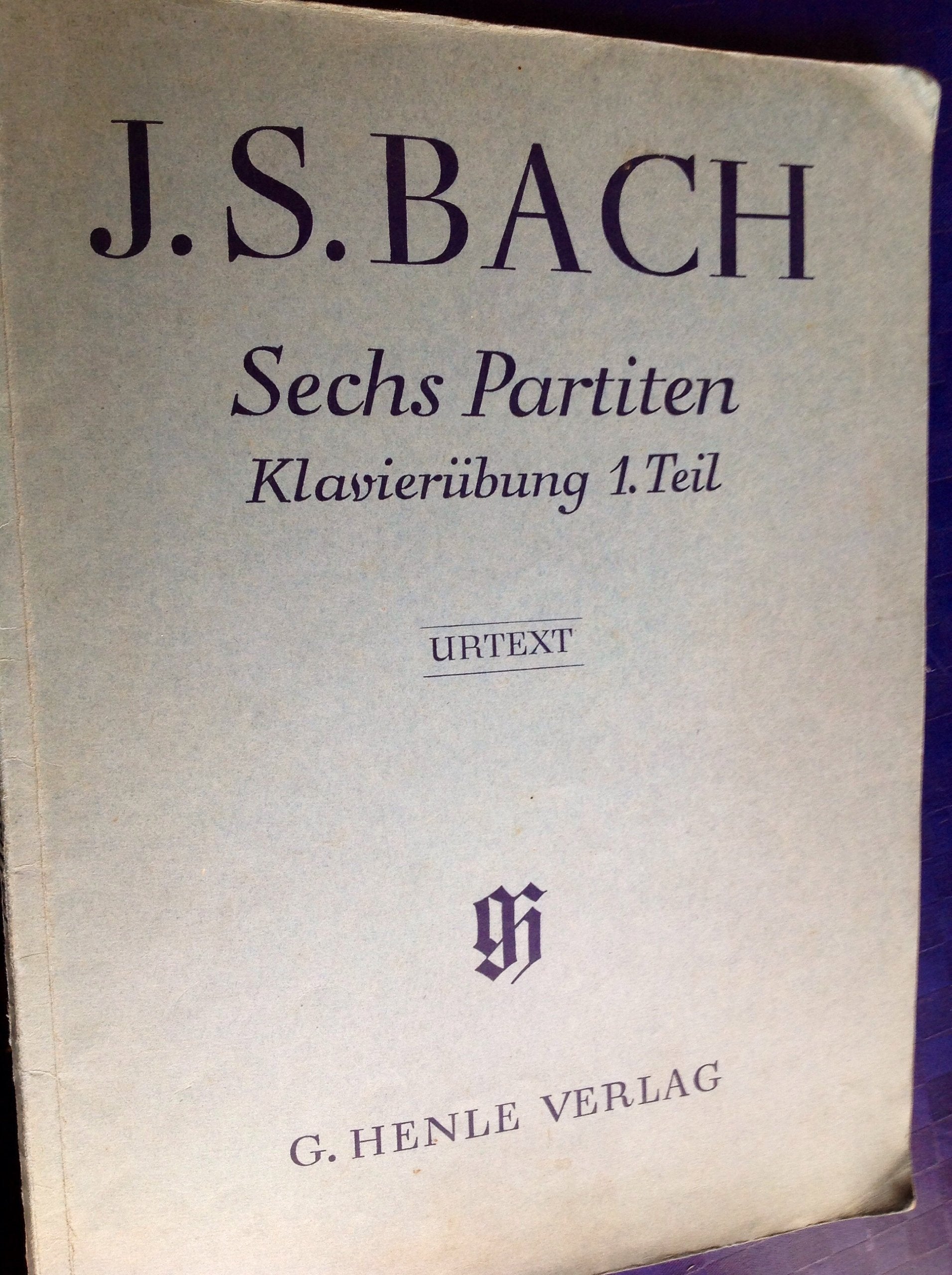 Bach, Johann Sebastian - Sechs Partiten BWV 825-830: Besetzung: Klavier zu zwei Händen Sheet Music