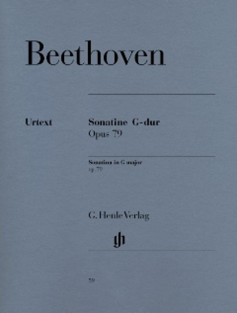 Sonate Nr. 25 G-Dur op. 79 (Sonatine). Klavier: Besetzung: Klavier zu zwei Händen (G. Henle Urtext-Ausgabe) Sheet Music