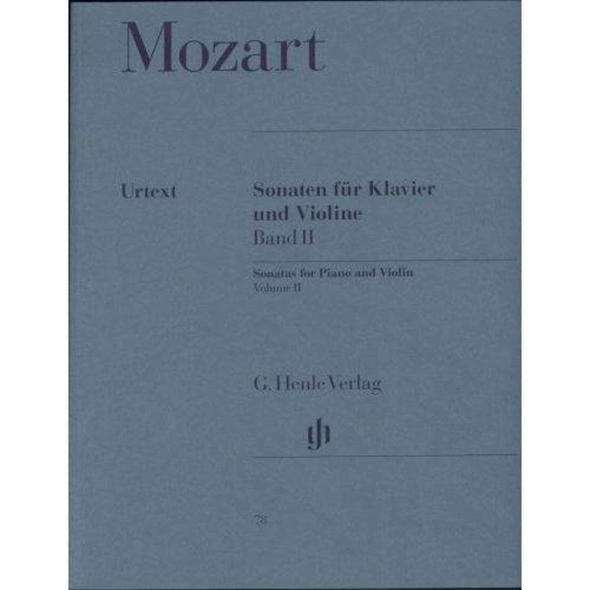 Sonaten für Klavier und Violine, Band II: Besetzung: Violine und Klavier (G. Henle Urtext-Ausgabe) Sheet Music