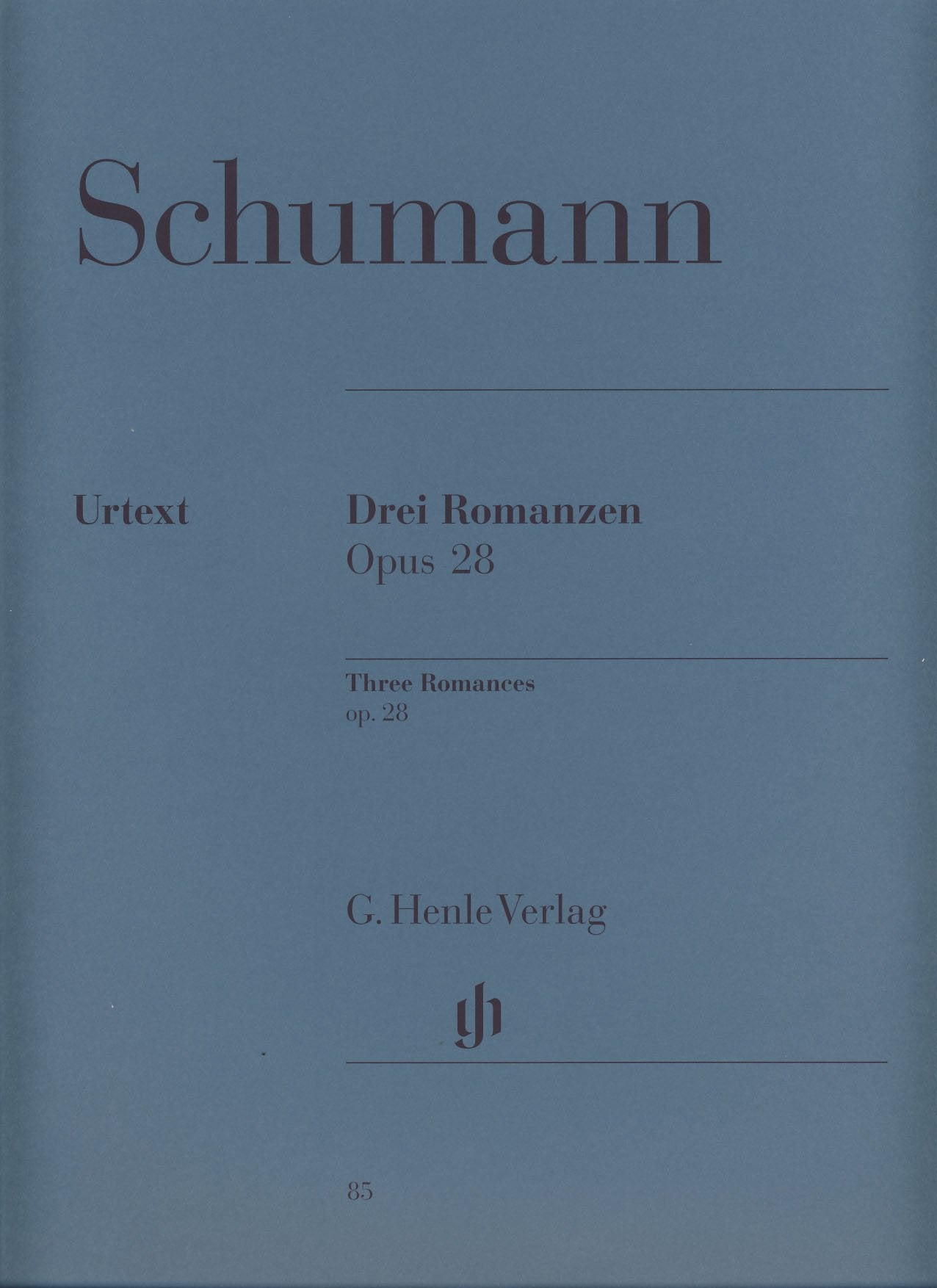 Schumann, Robert - Drei Romanzen op. 28 Sheet Music