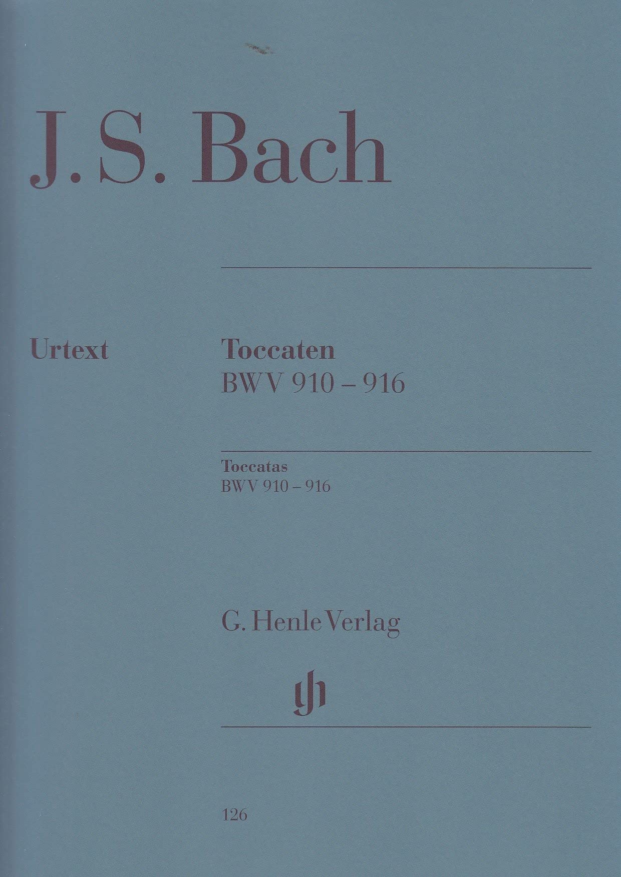 Toccaten Bwv 910-916. Klavier: Besetzung: Klavier zu zwei Händen (G. Henle Urtext-Ausgabe) Sheet Music
