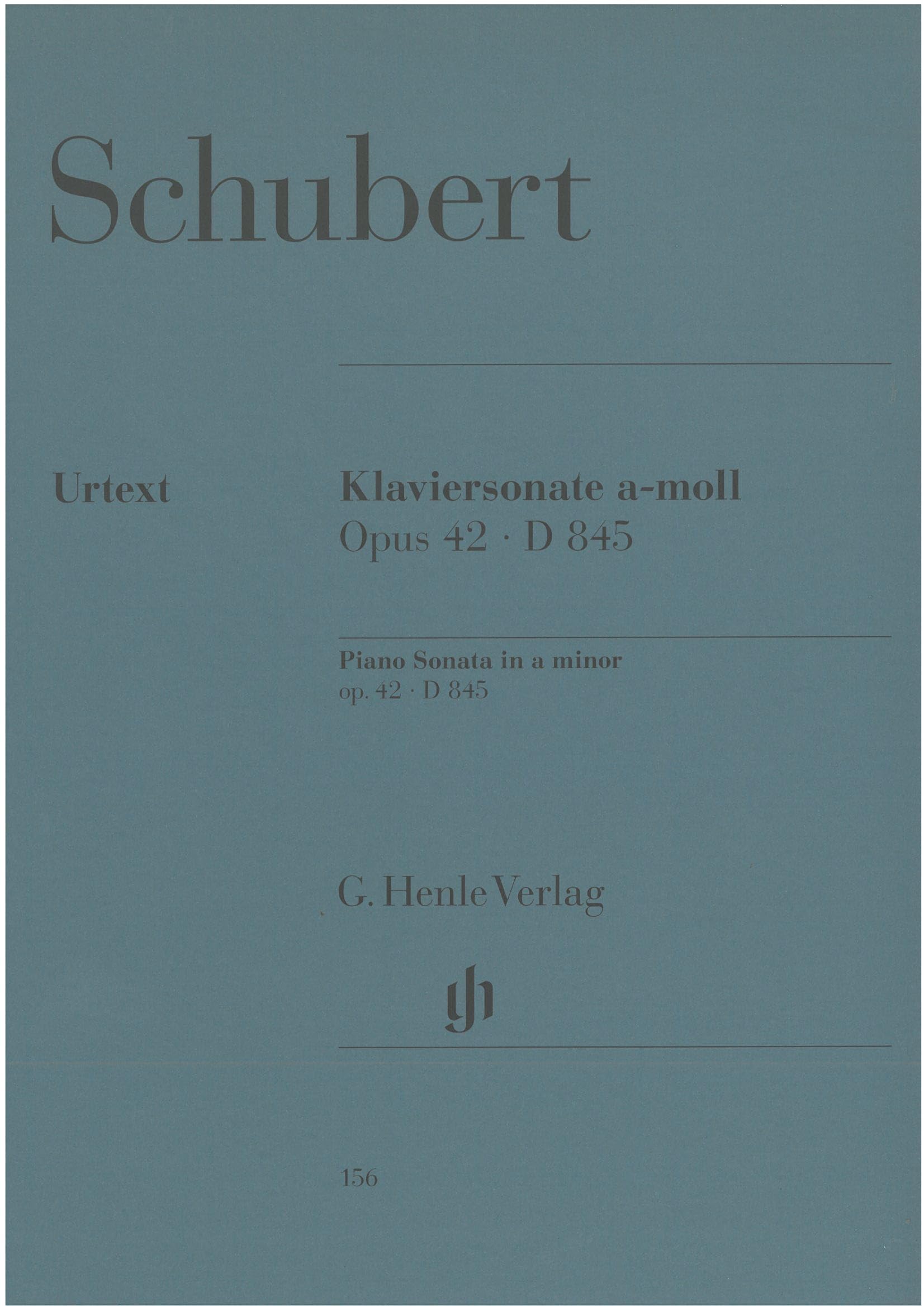 Franz Schubert - Klaviersonate a-moll op. 42 D 845 Sheet Music