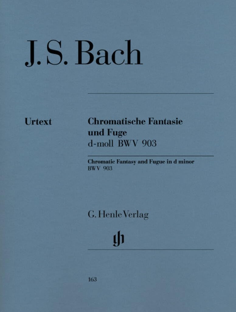 Chromatische Fantasie + Fuge Bwv 903 / 903a. Klavier: Instrumentation: Piano solo (G. Henle Urtext-Ausgabe) Sheet Music