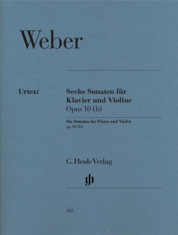 6 Sonaten Op 10. Violine, Klavier: Besetzung: Violine und Klavier (G. Henle Urtext-Ausgabe) Sheet Music