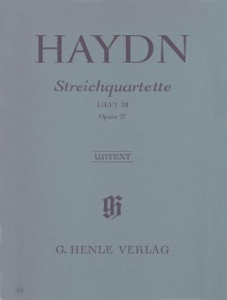 Quartette Bd 3 Op 17. Streicher, Quartett: Besetzung: Streichquartette (G. Henle Urtext-Ausgabe) Sheet Music
