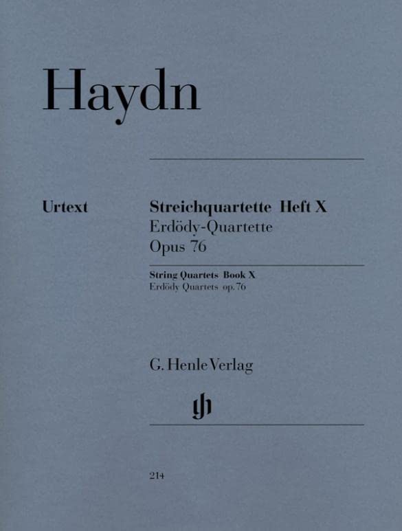 Quatuors Cordes Erdody Opus 76/1-6 --- Matériel book