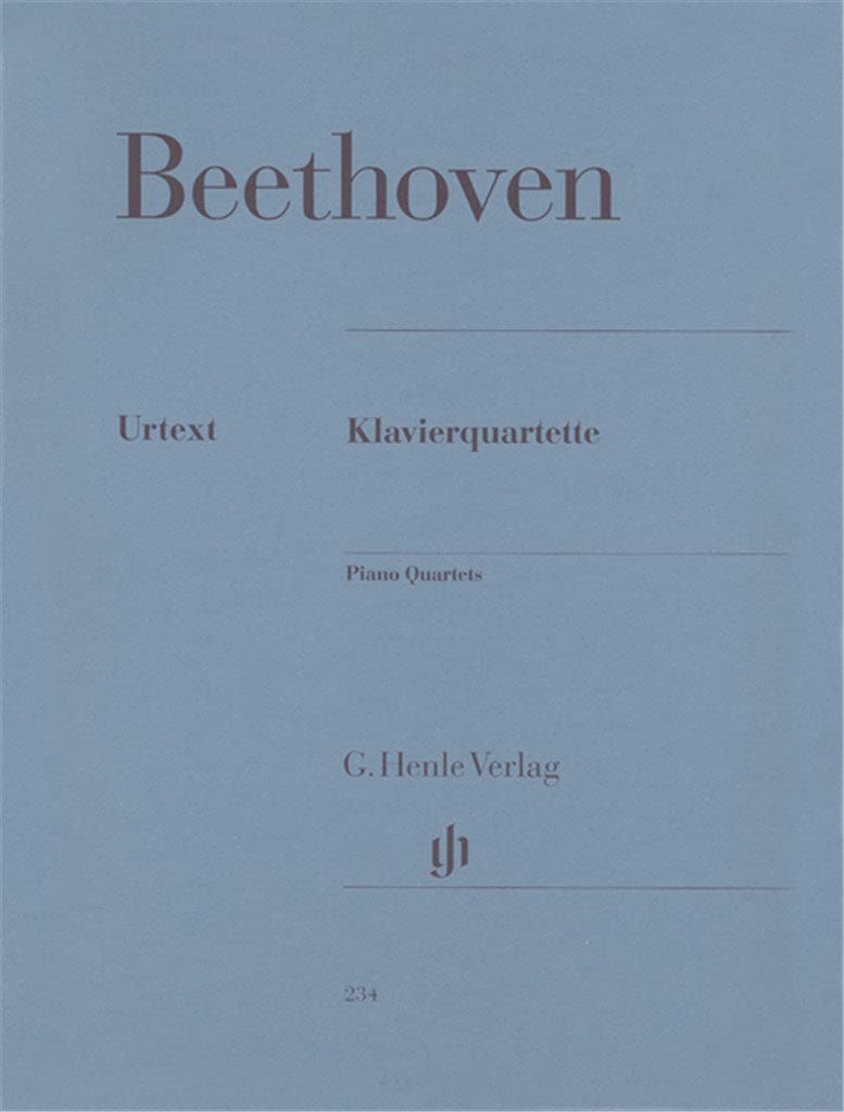Klavierquartette. Violine, Viola, Violoncello, Klavier: Besetzung: Klavierquartette (G. Henle Urtext-Ausgabe) Sheet Music