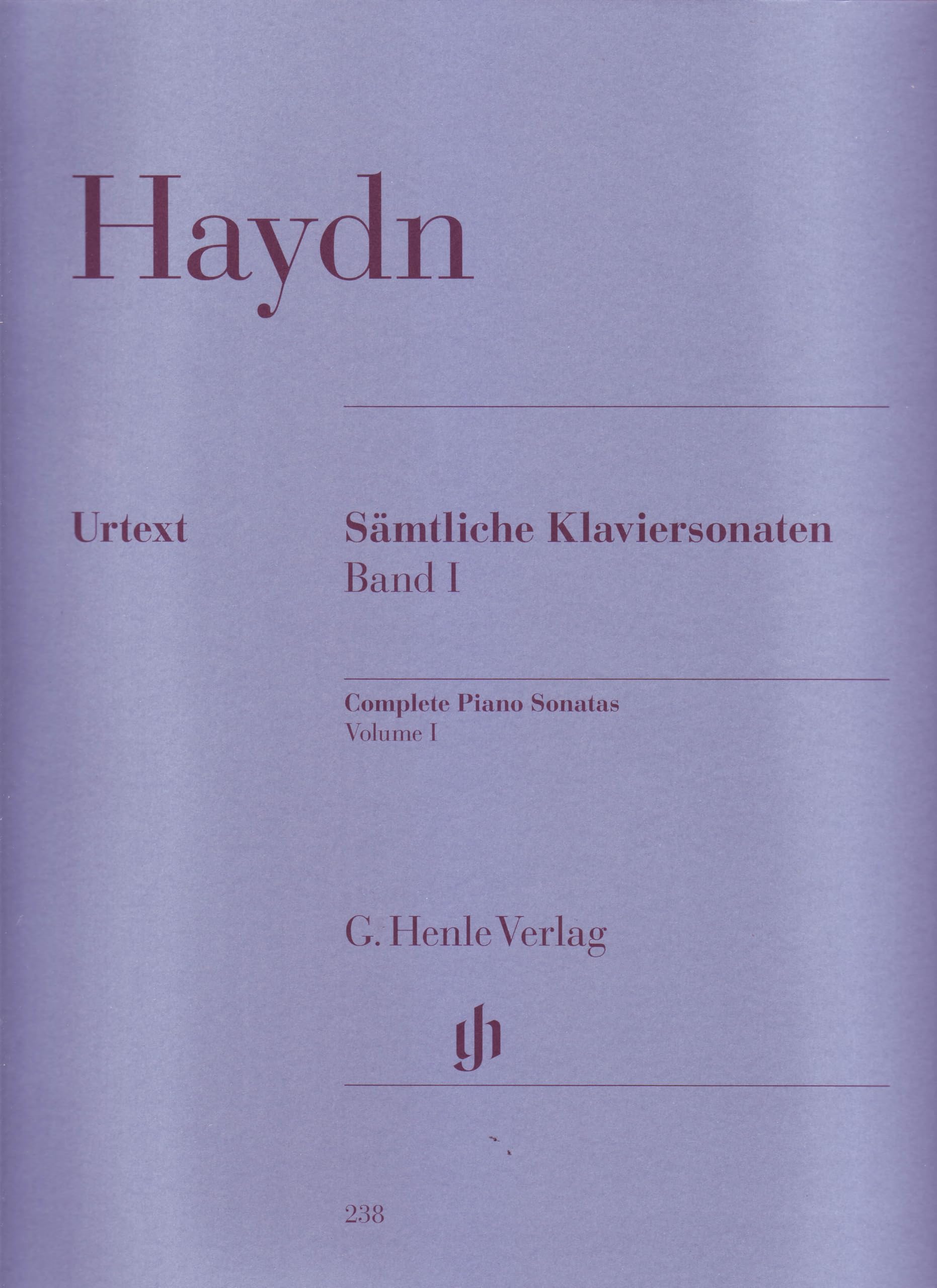 Haydn Sämtliche Klaviersonaten, Band 1 Sheet Music