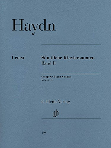 Joseph Haydn. Sämtliche Klaviersonaten. Band II. Urtext Sheet Music