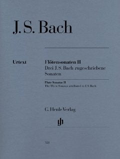 Bach, Johann Sebastian - Flötensonaten, Band II (Drei J. S. Bach zugeschriebene Sonaten) book