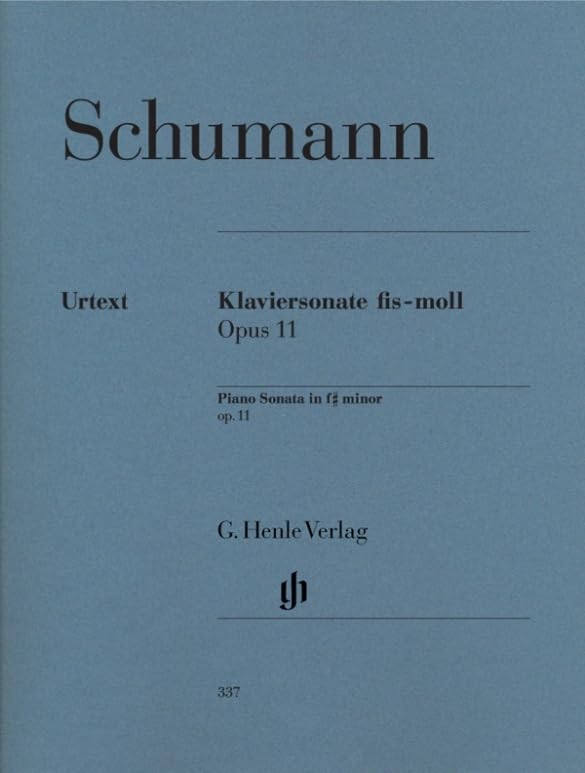 Sonate Fis-Moll Op 11. Klavier: Besetzung: Klavier zu zwei Händen (G. Henle Urtext-Ausgabe) Sheet Music