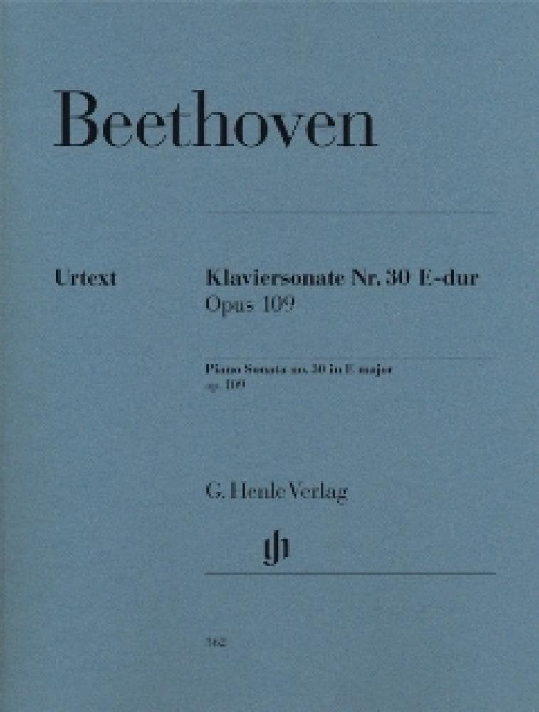Klaviersonate E-dur op. 109: Instrumentation: Piano solo (G. Henle Urtext-Ausgabe) Sheet Music