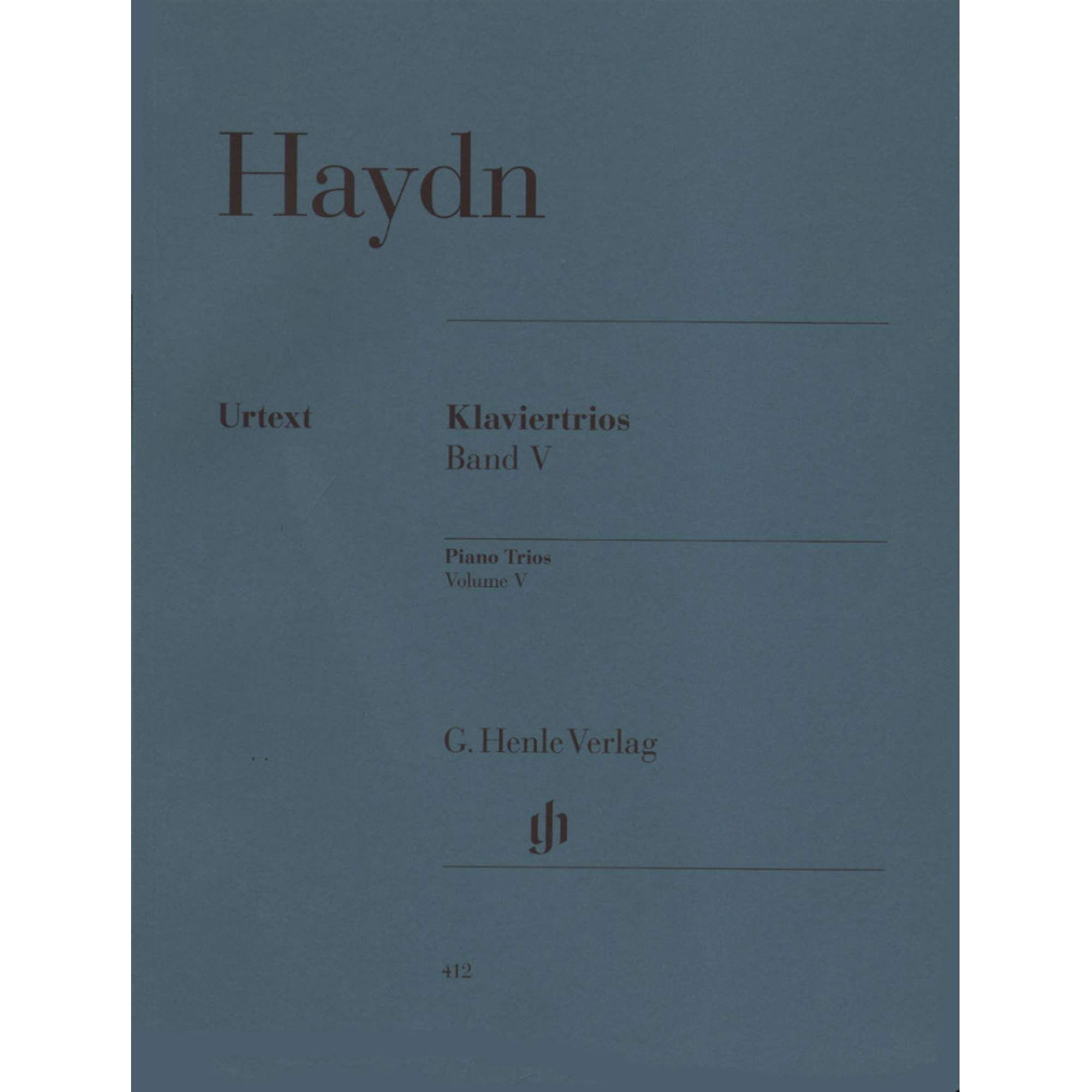 Klaviertrios, Band V: Besetzung: Klaviertrios (G. Henle Urtext-Ausgabe) Sheet Music