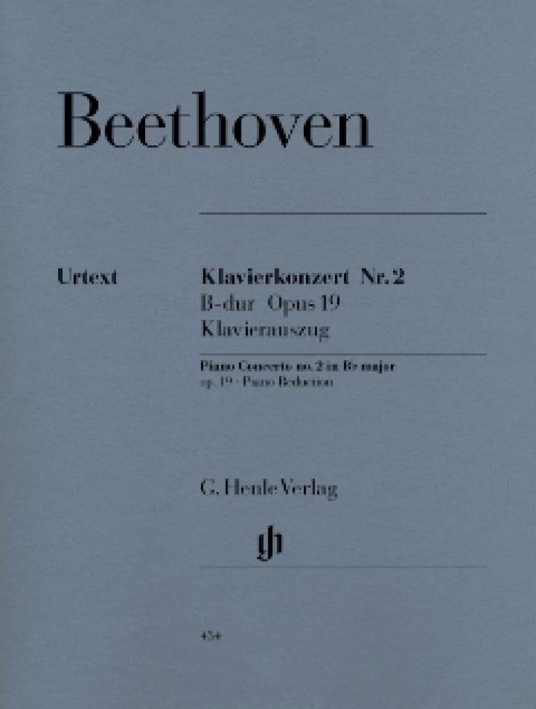Konzert 2 B-Dur Op 19 Klav Orch. Klavier, Klavier zu 4 Händen: Instrumentation: 2 Pianos, 4-hands, Piano Concertos (G. Henle Urtext-Ausgabe) Sheet Music