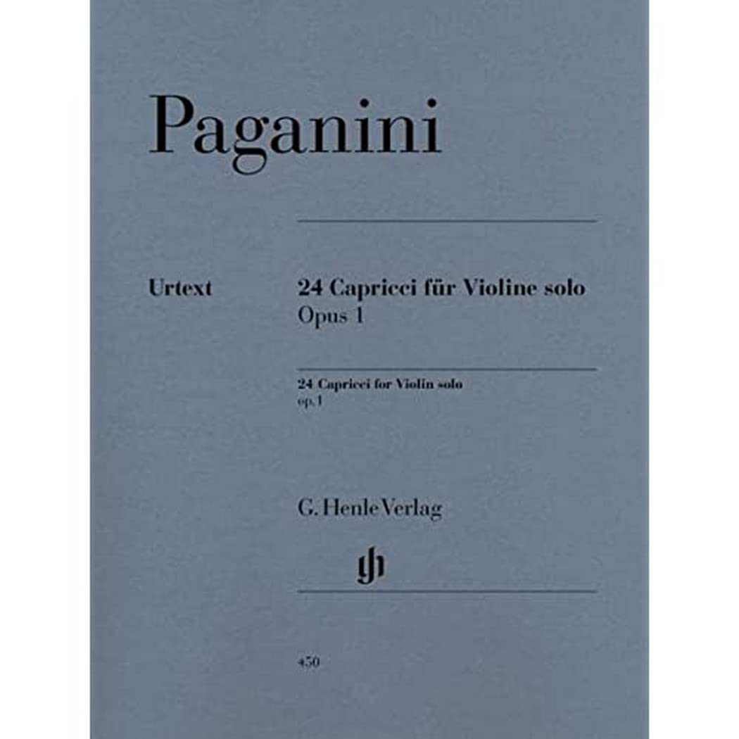 24 Capricci op 1. Violine: Besetzung: Violine solo (G. Henle Urtext-Ausgabe) Sheet Music