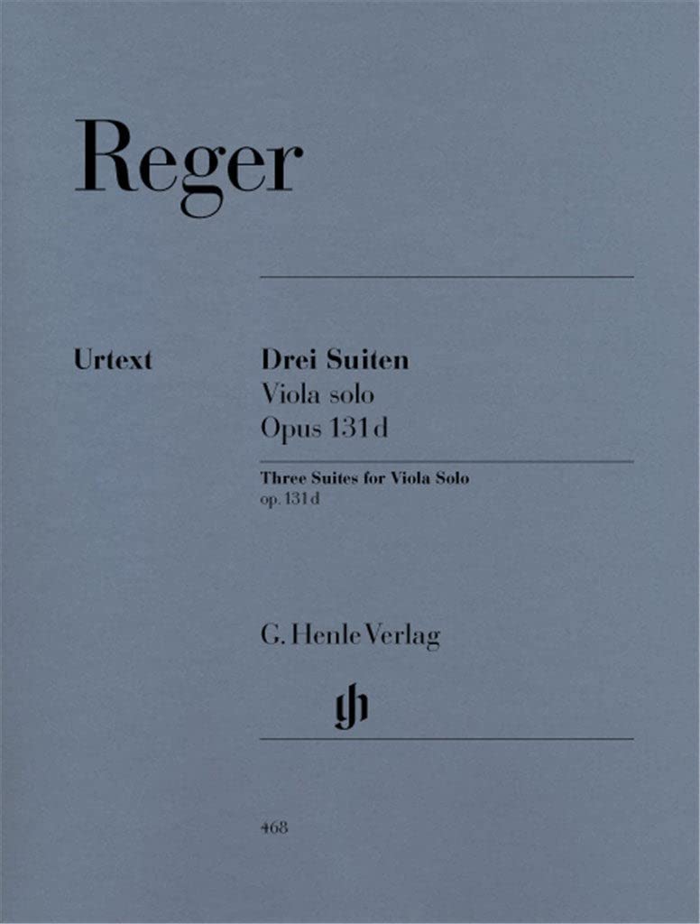 3 Suiten op. 131d für Viola solo: Besetzung: Viola solo (G. Henle Urtext-Ausgabe) book
