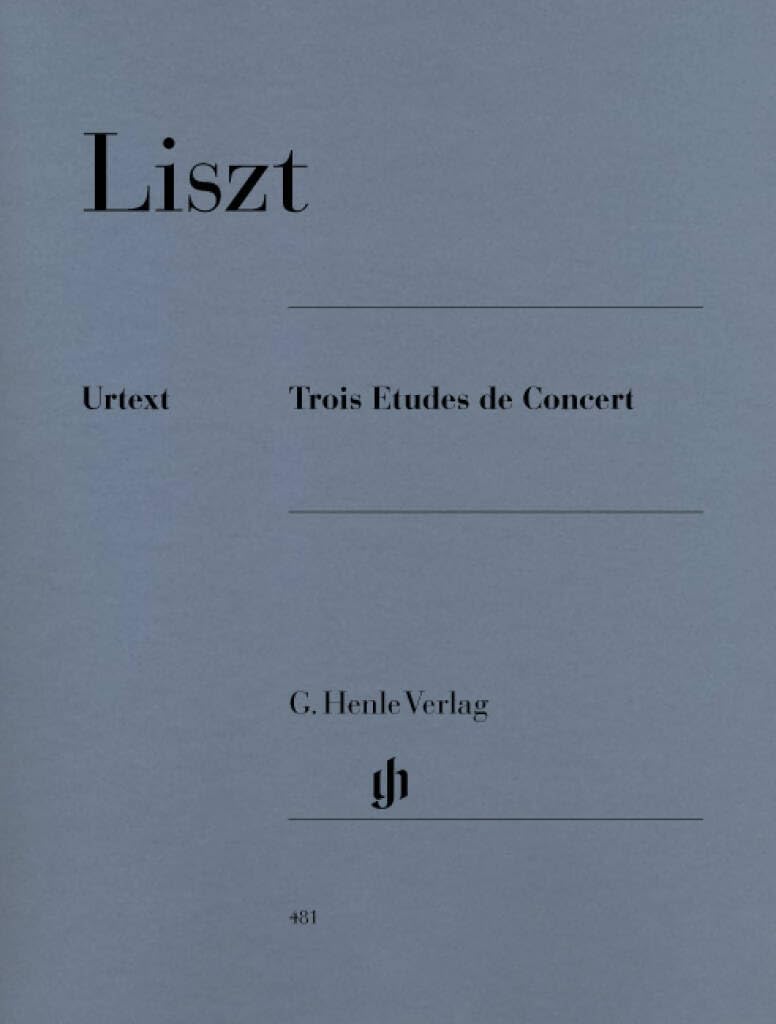 Liszt, Franz - Trois Études de concert book