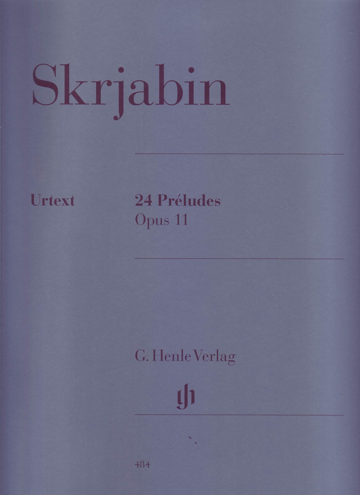 24 Préludes op. 11. Klavier: Besetzung: Klavier zu zwei Händen (G. Henle Urtext-Ausgabe) Film, Art & Culture