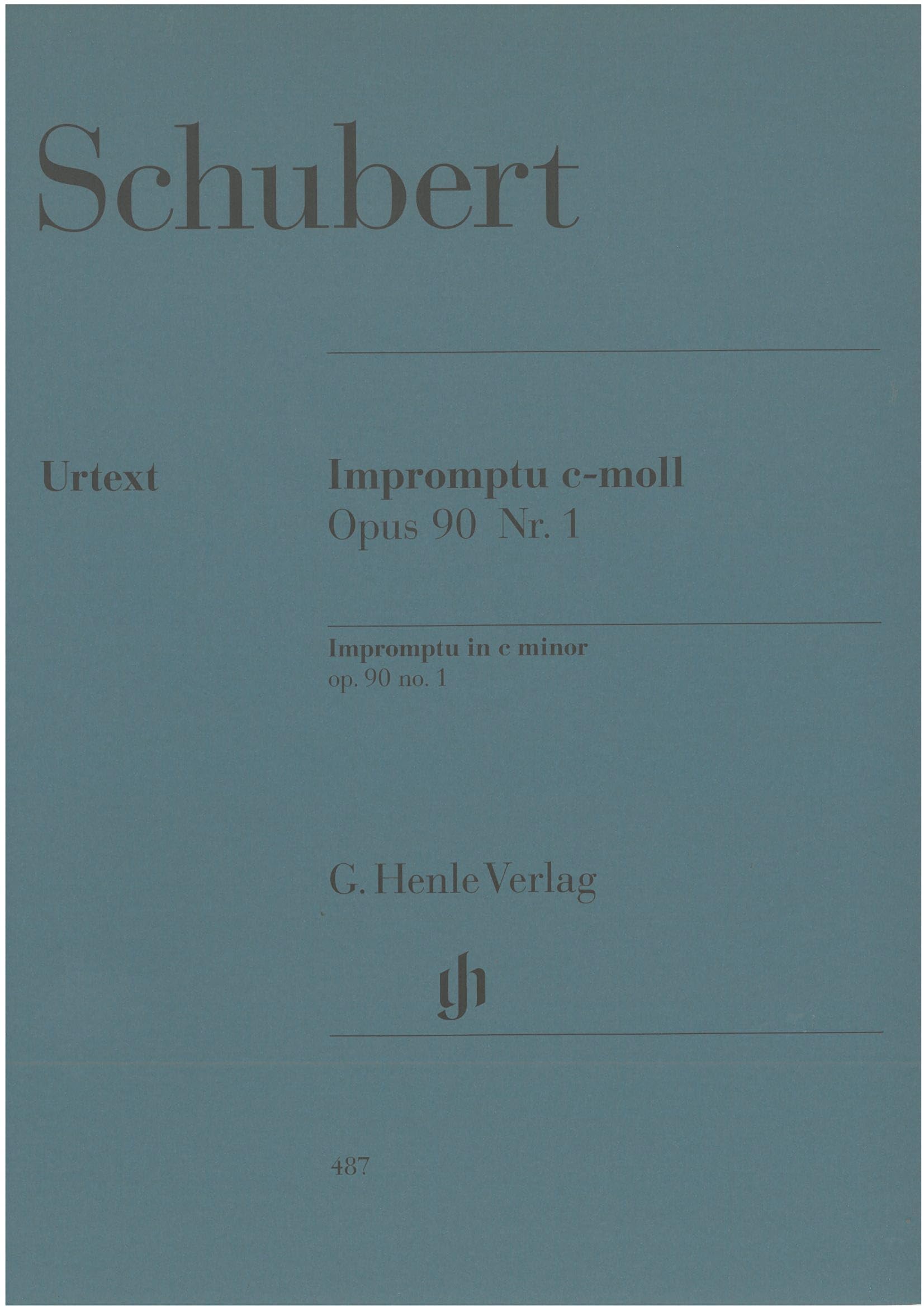 Impromptu C-Moll Op 90/1 d 899. Klavier: Besetzung: Klavier zu zwei Händen (G. Henle Urtext-Ausgabe) Essays & Short Stories
