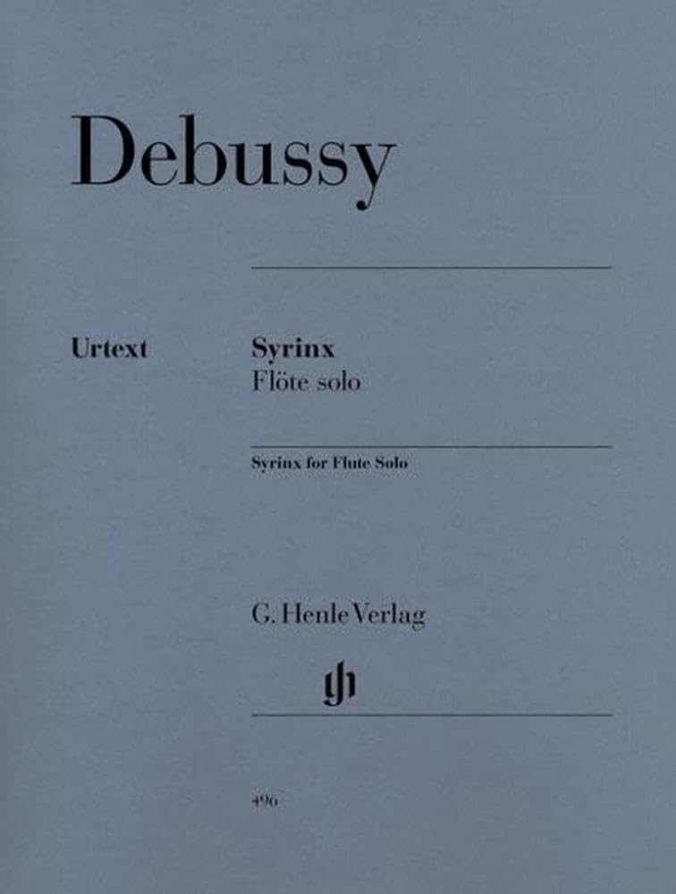 Syrinx (la Flute de Pan). Flöte: Besetzung: Flöte solo (G. Henle Urtext-Ausgabe) Sheet Music