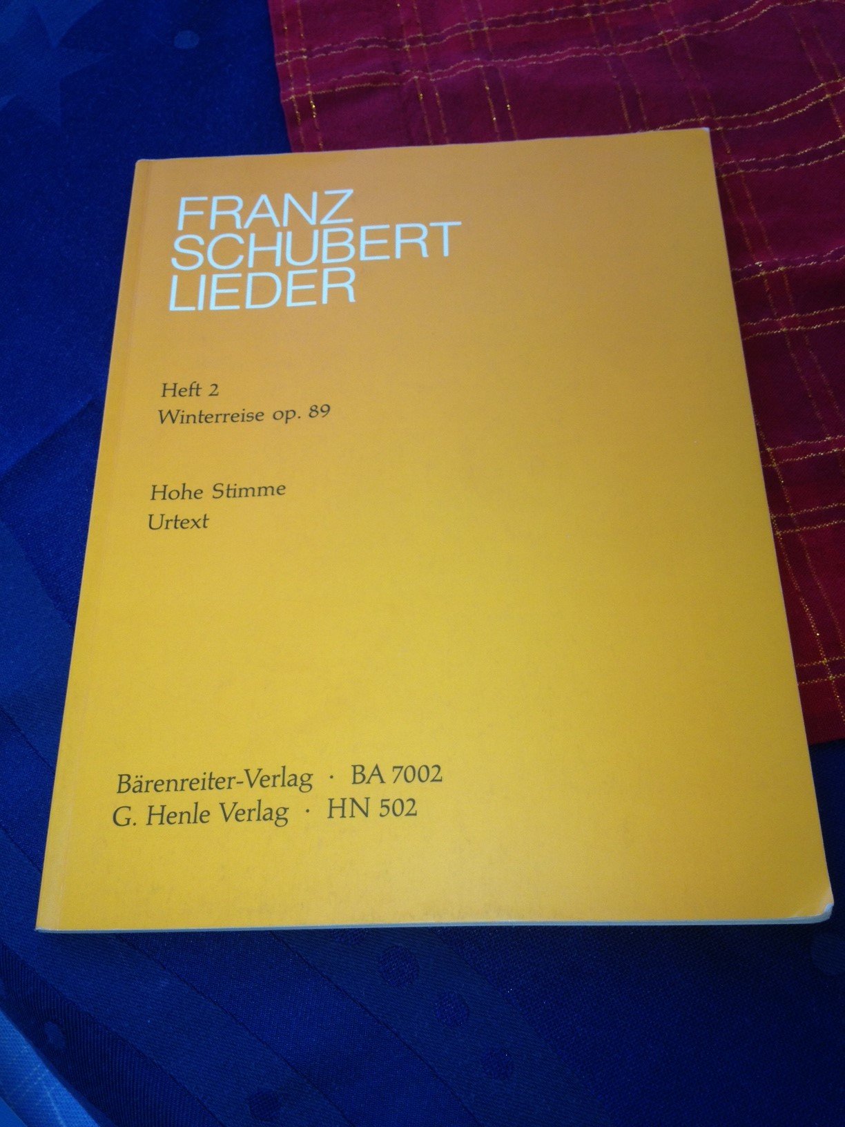 Winterreise (nach Texten von Müller) op. 89 D 911 Sheet Music