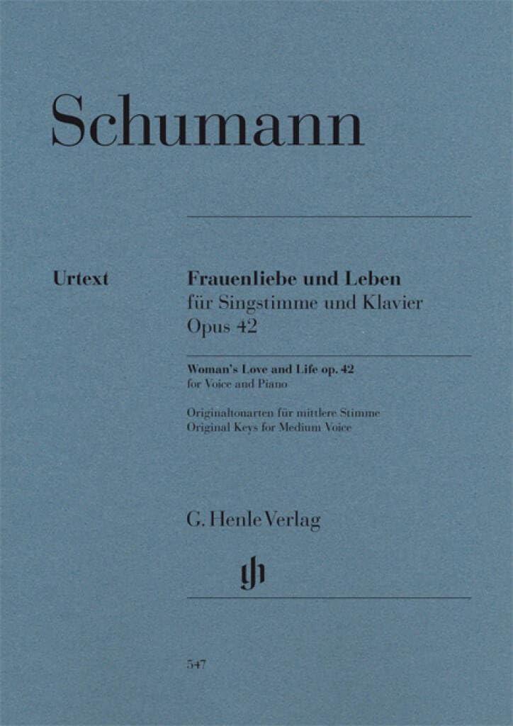 Robert Schumann - Frauenliebe und Leben op. 42, nach Chamisso Sheet Music