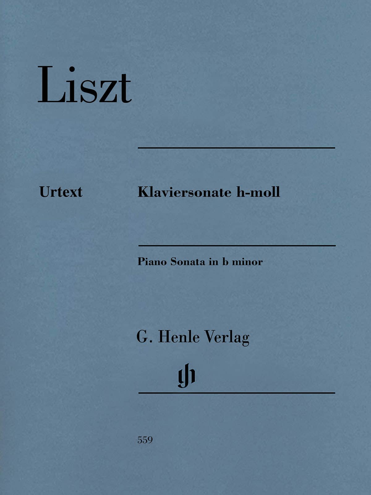 Liszt, Franz - Klaviersonate h-moll Sheet Music