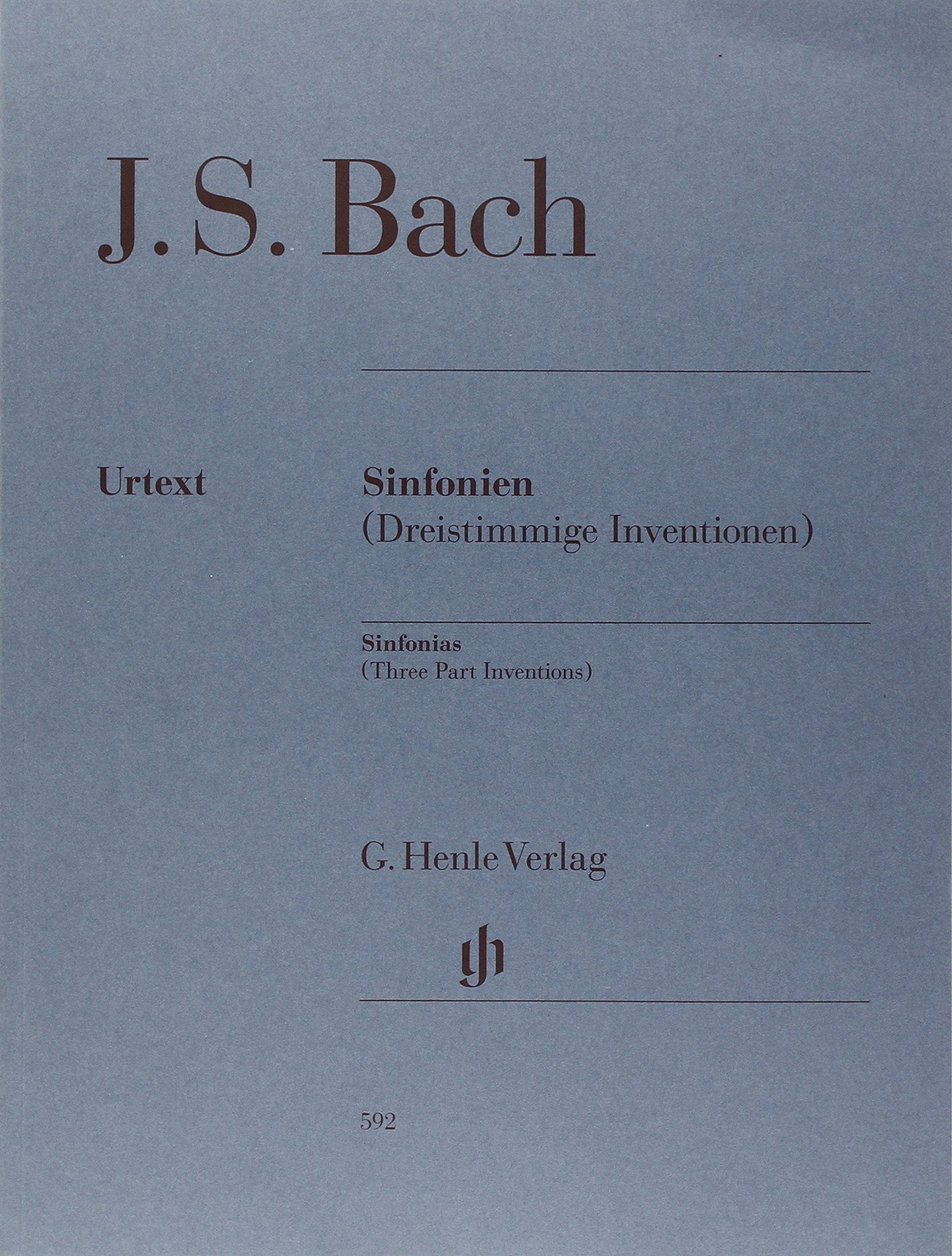 Sinfonien (Dreistimmige Inventionen) für Klavier zu zwei Händen. Revidierte Ausgabe von HN 360 book