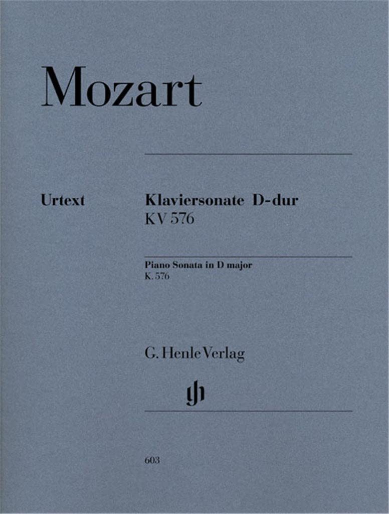 Sonate K576 Ré Majeur --- Piano book