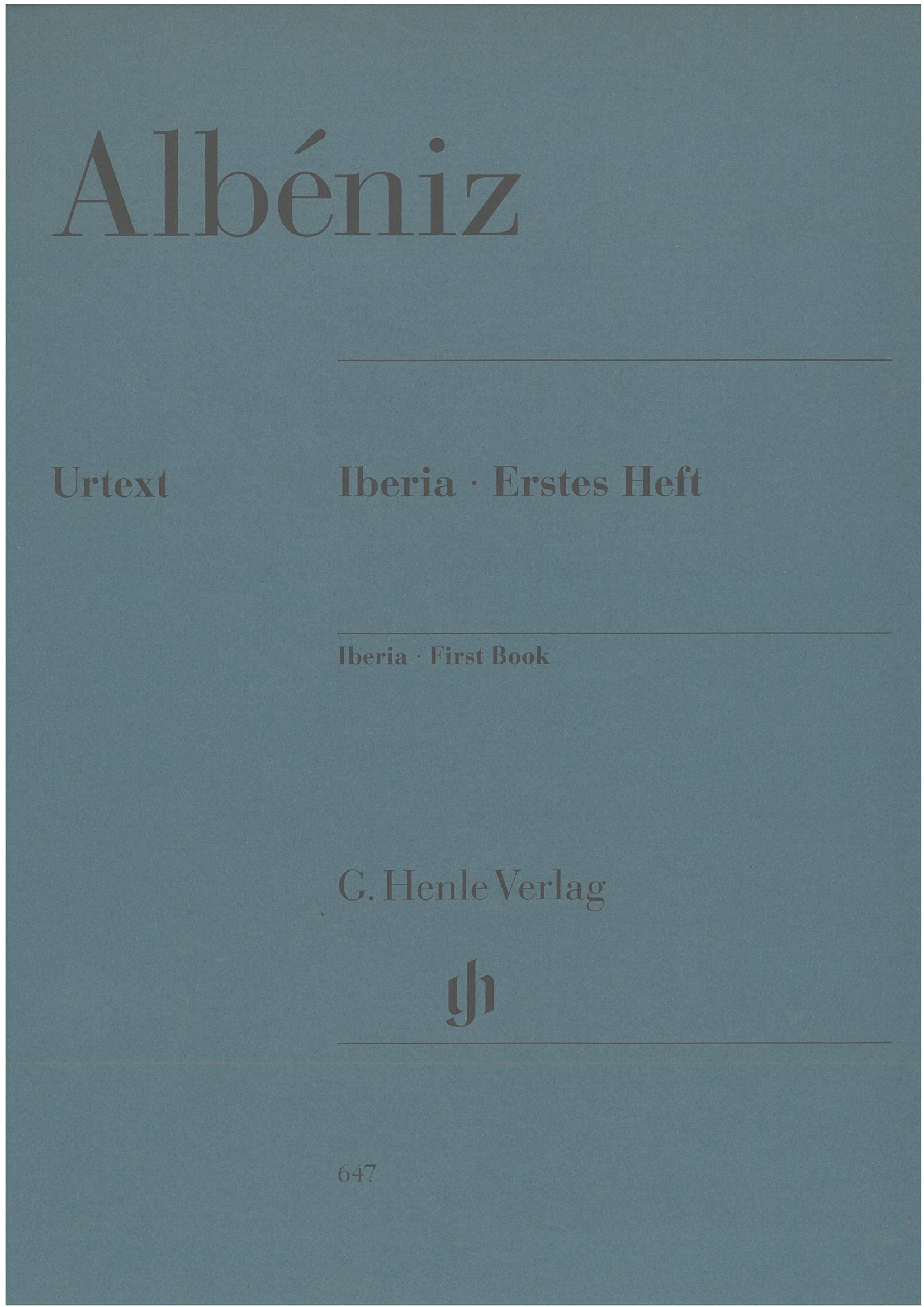 Isaac Albéniz - Iberia · Erstes Heft Sheet Music