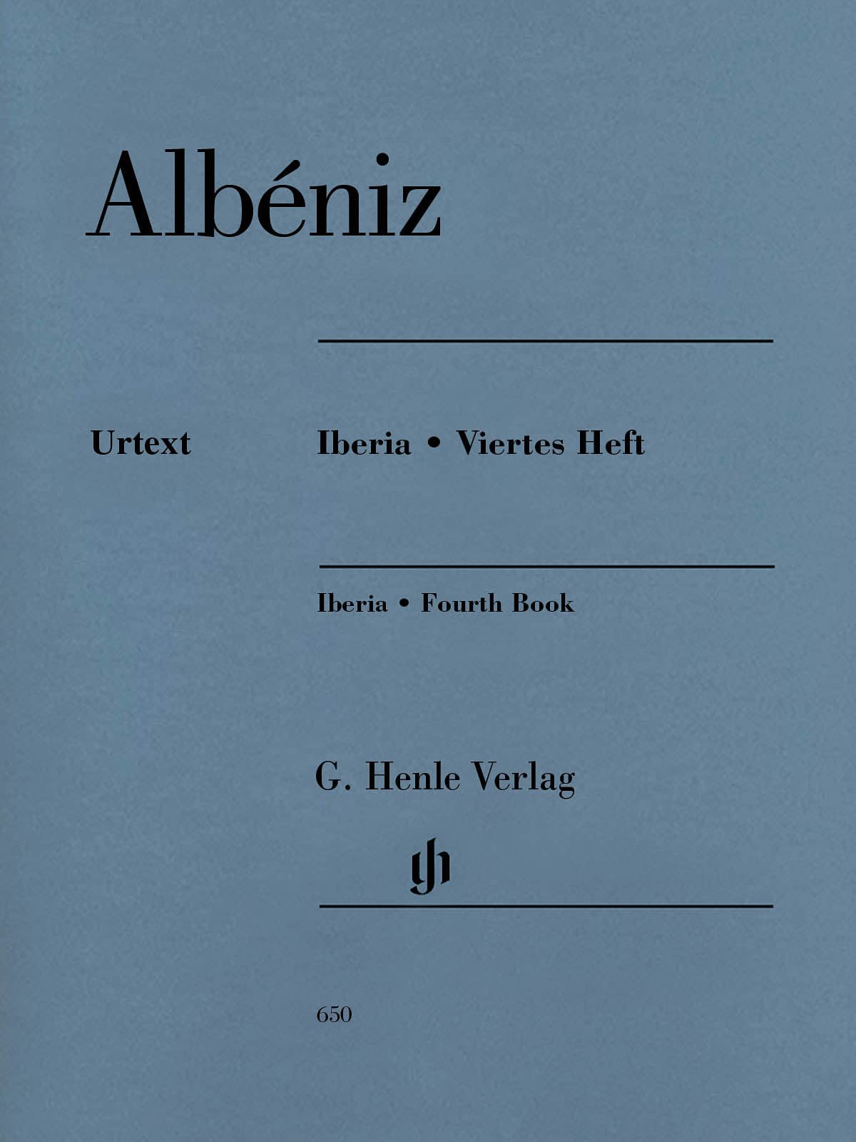 Iberia-Suite IV; Klavier: Besetzung: Klavier zu zwei Händen (G. Henle Urtext-Ausgabe) Sheet Music