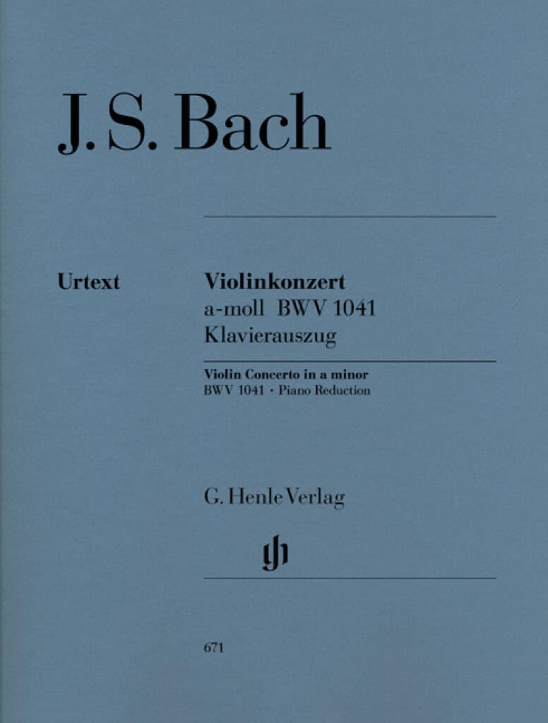 Konzert für Violine und Orchester a-moll BWV 1041 book