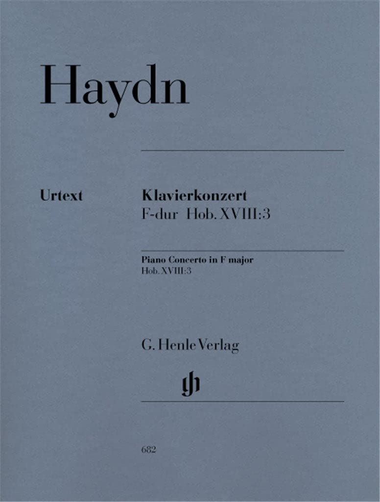 Konzert F-Dur Hob 18/3 Klav Orch. Klavier, Orchester: Besetzung: Klavierquintette (G. Henle Urtext-Ausgabe) Sheet Music