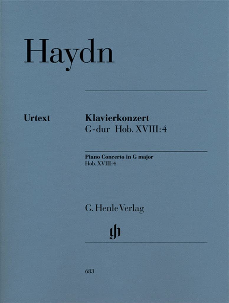 Konzert G-Dur Hob 18/4 Klav Orch. Streicher, Quartett, Klavier: Besetzung: Klavierquintette (G. Henle Urtext-Ausgabe) Sheet Music
