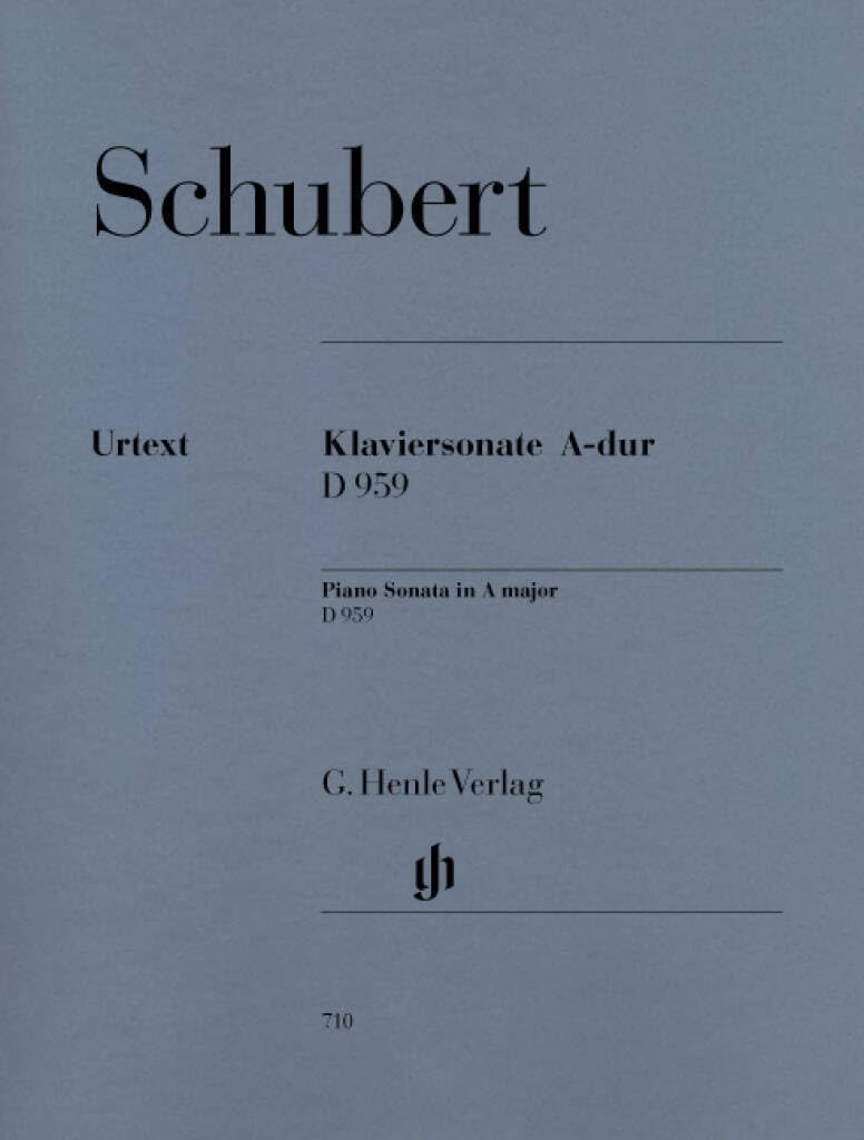 Schubert, Franz - Klaviersonate A-dur D 959 Sheet Music