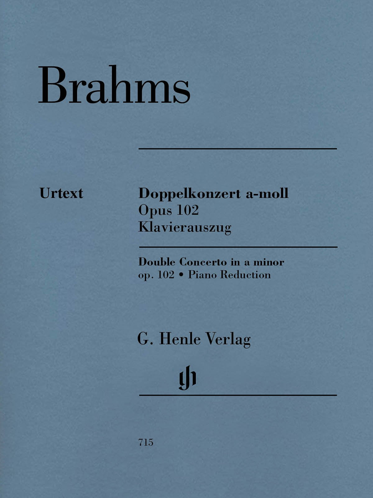 Doppelkonzert a-moll Opus 102: Klavierauszug: Besetzung: Klaviertrios (G. Henle Urtext-Ausgabe) Essays & Short Stories