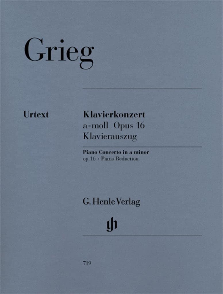 Konzert a-Moll Op 16 Klav Orch. Klavier, Klavier zu 4 Händen: Instrumentation: 2 Pianos, 4-hands, Piano Concertos (G. Henle Urtext-Ausgabe) Sheet Music
