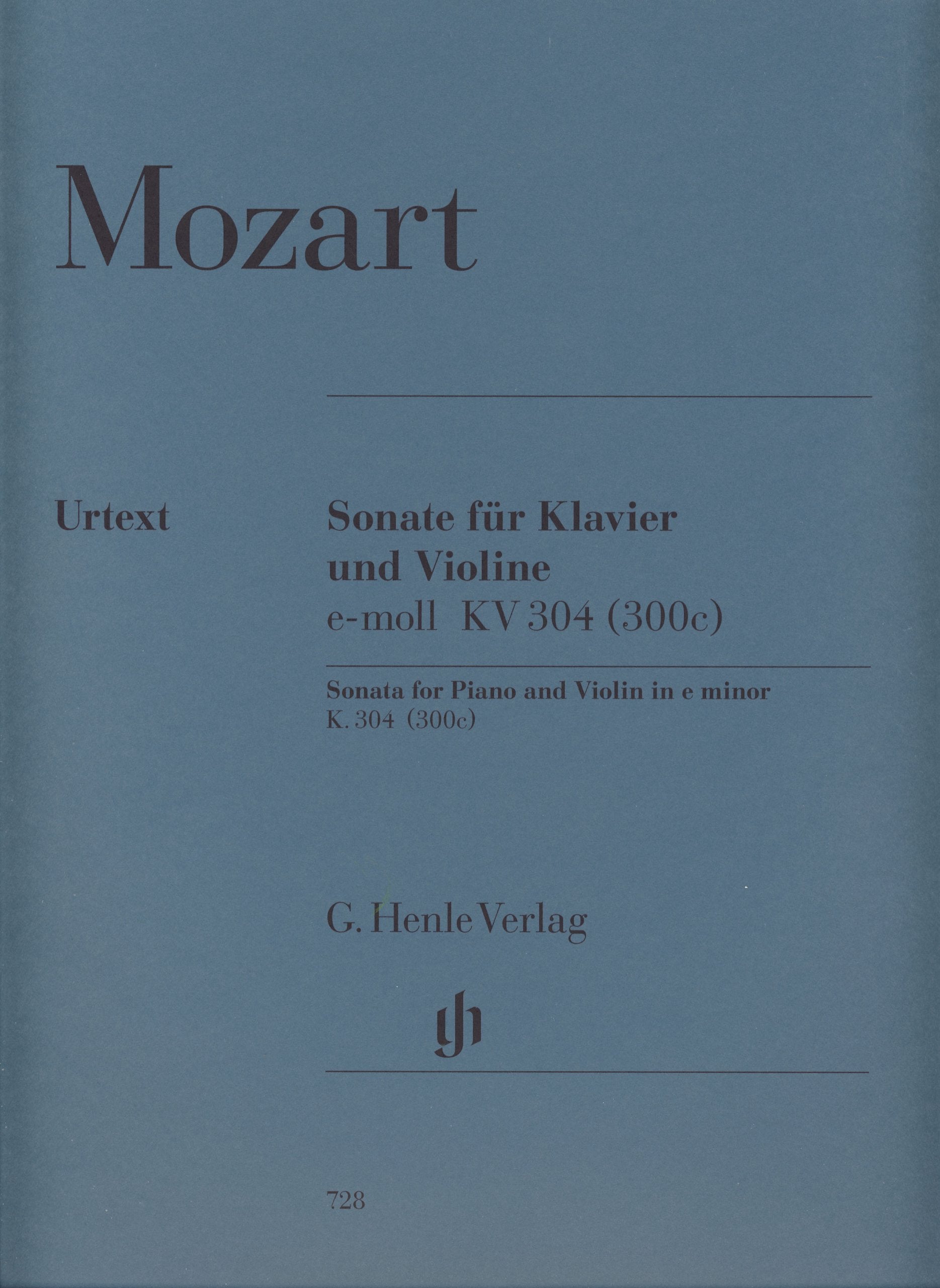 Mozart, Wolfgang Amadeus - Violinsonate e-moll KV 304 (300c) Books
