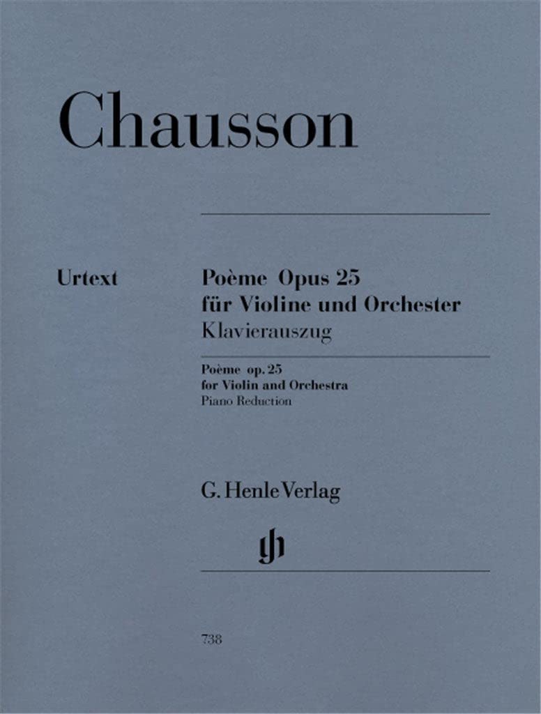 Ernest Chausson - Poème op. 25 für Violine und Orchester book