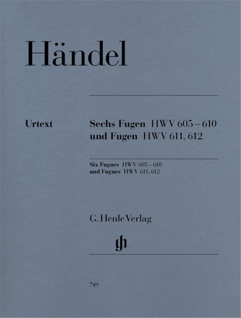 6 Fugen Hwv 605-610 + Fugen Hwv 611 + 612. Klavier: Besetzung: Klavier zu zwei Händen (G. Henle Urtext-Ausgabe) book