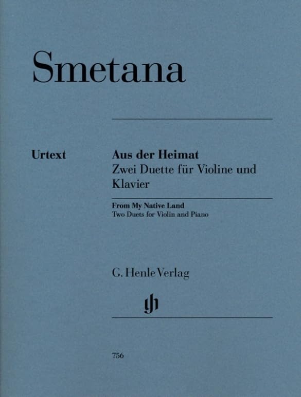 Aus der Heimat - 2 Duette. Violine, Klavier: Besetzung: Violine und Klavier (G. Henle Urtext-Ausgabe) Sheet Music