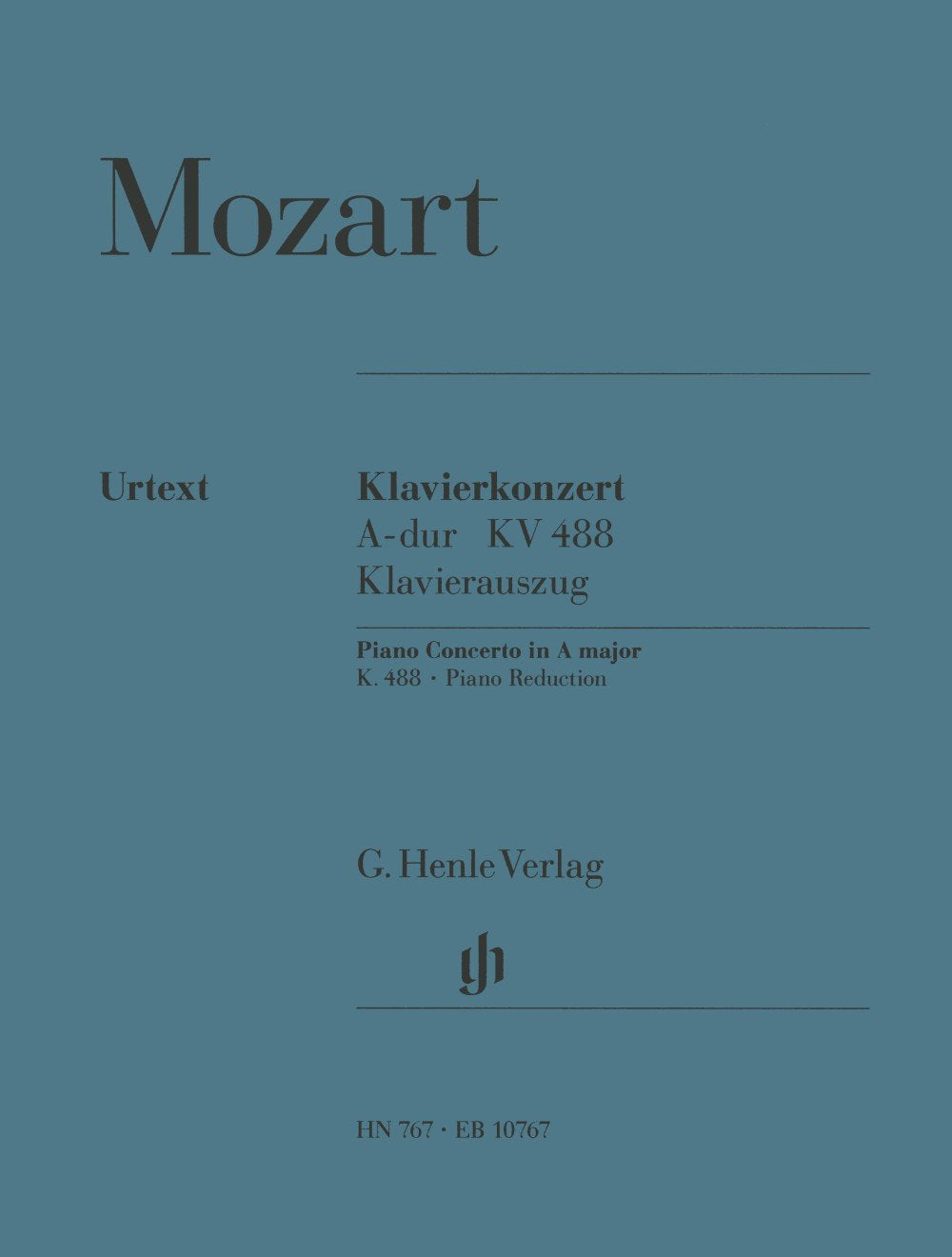 Mozart, Wolfgang Amadeus - Klavierkonzert A-dur KV 488 Sheet Music