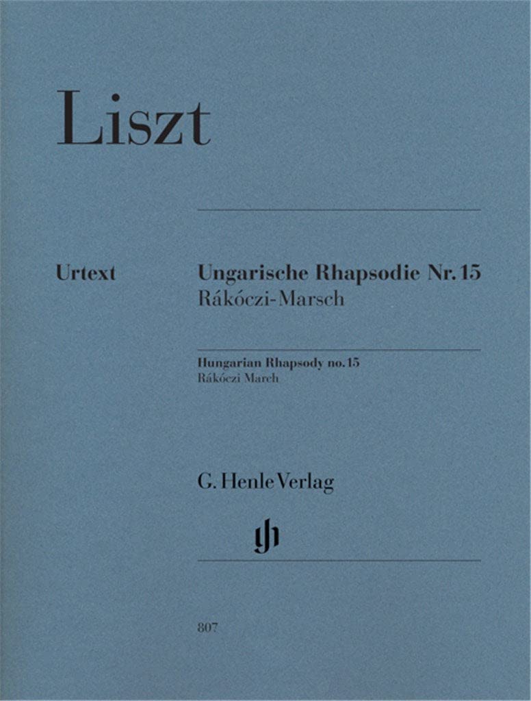 Franz Liszt - Ungarische Rhapsodie Nr. 15 (Rákóczi-Marsch) Sheet Music