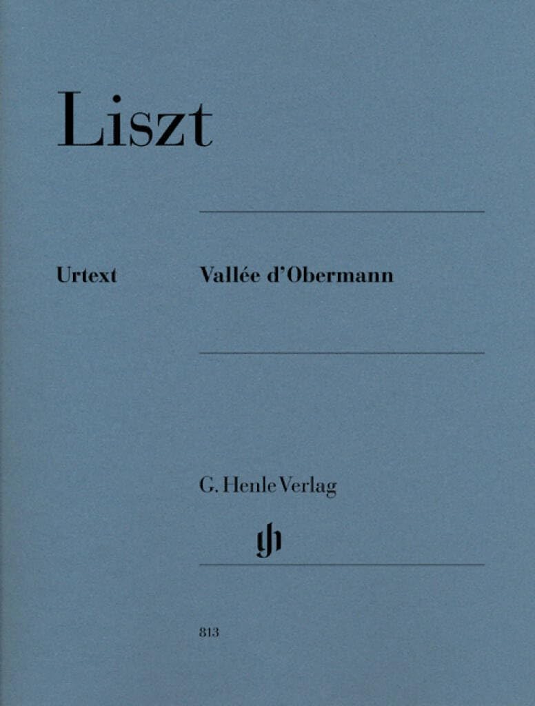 Vallee d'Obermann. Klavier 2 ms: Besetzung: Klavier zu zwei Händen (G. Henle Urtext-Ausgabe) Sheet Music