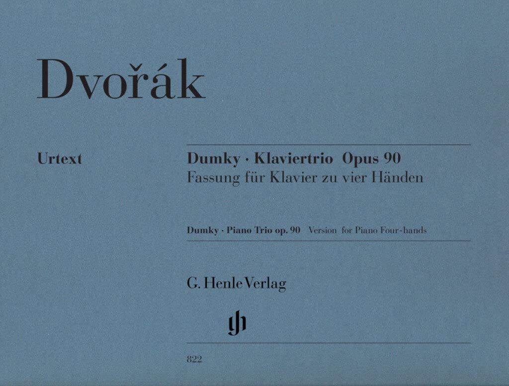 Antonín Dvorák - Dumky · Klaviertrio op. 90, Fassung für Klavier zu vier Händen Sheet Music
