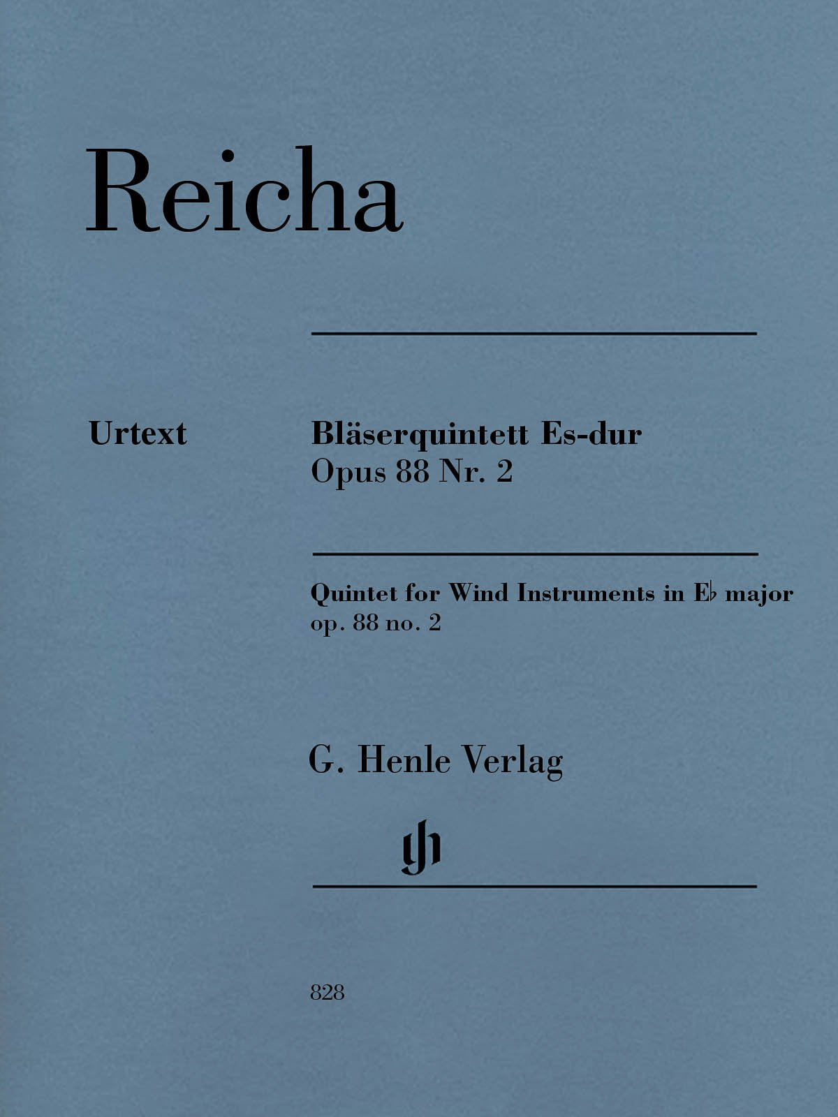 Bläserquintett Es-dur op. 88 Nr. 2, Stimmen für Querflöte, Oboe, Karinette in B, Horn in Es und F, Fagott: Besetzung: Kammermusik mit Blasinstrumenten (G. Henle Urtext-Ausgabe) Sheet Music